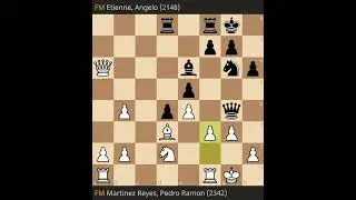 Angelo Etienne Vs Pedro Ramon i Martinez Reyes CCT Chessable Masters 2025 Qualifier Round 4