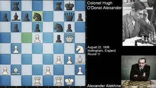 Alexander Alekhine Vs. Colonel Hugh O'Donel Alexander