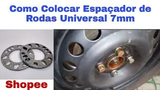 Como Colocar Espaçador de Rodas Universal 7mm