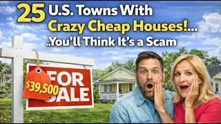 25 U.S. Towns With Crazy Cheap Houses!… You’ll Think It’s a Scam
