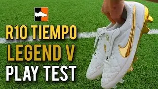 Nike '10R Ronaldinho' Tiempo Legend V Premium Play Test Touch of Gold Feat. IFootballHD