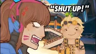БЕЗУМНЫЕ моменты в Overwatch