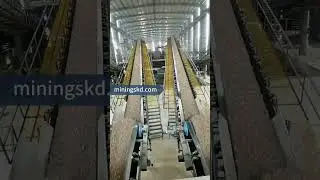 High quality artificial sand processing flow