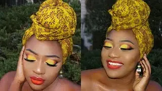 ANKARA INSPIRED MAKEUP TUTORIAL