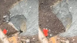 It was too difficult for the cargo ship crew to unload the giant stones from the ship.