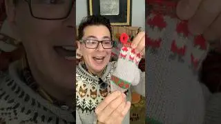Vlogmas - 24-й день адвента с пряжей Crazy Perlen от Zauberball of Schoppel от Эдит!