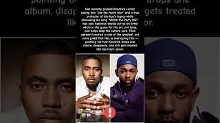 Nas says Kendrick Lamar is the &ldquo;North Star&rdquo; of hip-hop &mdash; but fans say he disappears! #kendricklamar