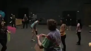 A moment at clown school
