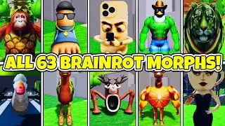 How to get ALL 63 BRAINROT MORPHS - BRAINROT MORPHS! [UPD 17] #roblox #brainrot #memes