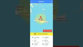 4.8 Girit Adası AKDENİZ 27.11.2025 03:08:52 T61. 9km *Kandilli Rasathanesi
