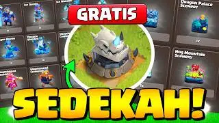 SKIN MAHAL & LATAR & DEKORASI GRATIS CoC!! Supercell Lagi Sedekah! Cepetan Ambil