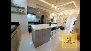 How We Design the 55 sq.m. 2BR Condo Unit Asian Hotel Inspired