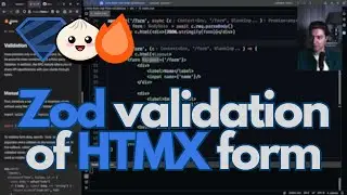 Adding Zod validation for HTMX form in Hono application