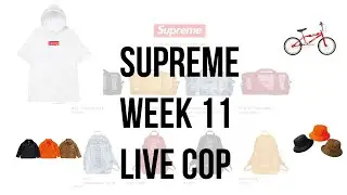 SUPREME WEEK 11 LIVE COP! SUPREME X BARBOUR COLLECTION