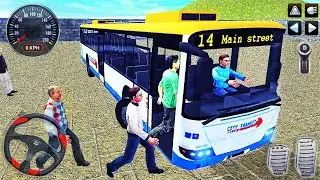 Uphill Coach Bus Driving - Offroad Transport Simulator 2021 - Best Android Gameplay #2