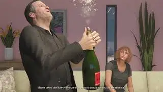 Grand Theft Auto V Online A Safehouse In The Hill dlc scene home sweet home with Michael ends