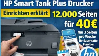 HP Smart Tank Ersteinrichtung – Auspacken, befüllen, drucken
