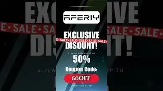 AFERIY Europe Sitewide Code! #SustainablePower #SolarEnergy #StayCharged #AdventureReady #bigsavings