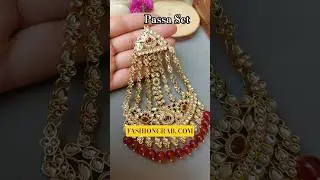 Kundan Passa Jewellery Design #shortfeed #trending #viralvideos #ytshortsvideo #youtube #shorts #yt