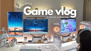 Game vlog | 新しいゲームをプレイする🤍いつもと違う雰囲気でゲームする🎮Unpacking, Splatoon 3🐙