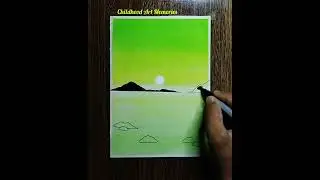 How to blend soft pastels |soft pastel drawing easy #viral #shorts