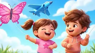Fly a Kite Song! 🌈 The Runaway Giant Kite | Kids Songs & Nursery Rhymes