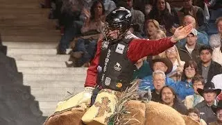 WINNING RIDE: Jordan Hupp wins Denver Rodeo All-Star event (PBR)
