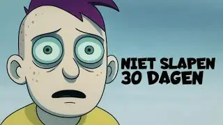 30 dagen zonder slaap - Een gevaarlijk experiment (animatiefilm)