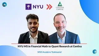 NYU to Centiva | Chat with Pranam | WSO Academy