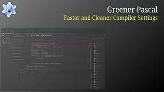 Lazarus Compiler Settings for Greener, Faster Pascal Apps