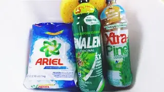ASMR  Ariel powder + Xtra-Pine + Pinalen