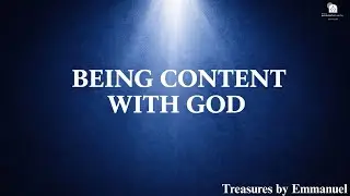 Being Content With God | Alive Youth Church | 4/01/26
