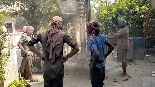 Borewell drilling at home