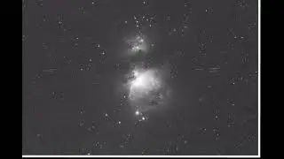 M42 Geostationary Satellite Trails