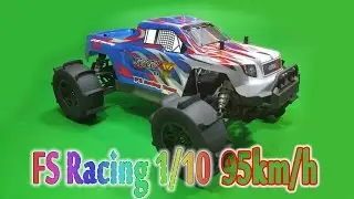 [Unboxing Run] RC Car FS Racing 1/10 95km/h - Running On Water