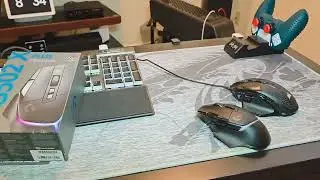 Gaming mice unboxing n noise test Corsair Nightsword vs Logitech G502x Plus