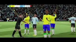 DLS 25 BRAZIL VS ARGENTINA|| International Cup Semi Final|| MESSI VS VINI JUNIOR||