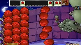 Plants vs Zombies Hack Explode-o-nut Bowling vs Dr. Zomboss