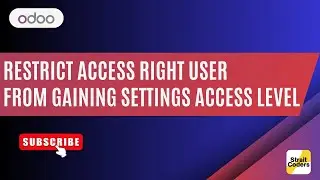 Restrict Access Right user from Escalating privilege to Settings user | Odoo Module | Demo