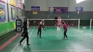 PB wukus latihan badminton di gor PBSI