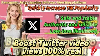 Buy Twitter Views (2025 Update) | Real & Safe Tweet Impressions Growth【Fansgurus】#BuyTwitterViews