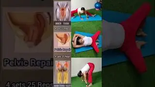 Weightloss journey+ pelvic health!! #pelvicfloor #thighfat #hipfatloss #yoga #yogeshwari #explore