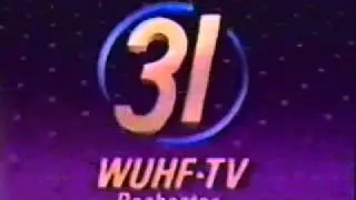 WUHF 31 Rochester  Station ID - 1989