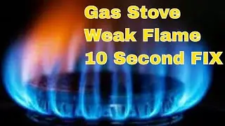 ✨🔥 Газовая плита &mdash; слабое пламя &mdash; ИСПРАВЛЕНИЕ за 10 секунд 🔥✨
