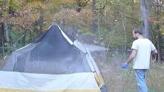 Complete tent repair. Fixing poles. Sealing seams. Waterproofing floor, how to waterproof tent etc