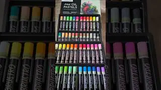 U N B O X I N G ।। BRUSTRO OIL PASTEL #unboxing #brustro #oilpastel #artsupplies