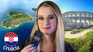 ASMR CURIOSIDADES SOBRE A CROÁCIA | SUSSURROS DE ORELHA A ORELHA NO TASCAM | ASMR PORTUGUÊS