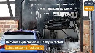 ANTRIFTTAL: Hobbywerkstatt in Vollbrand