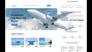 🌍✈️ Responsive Travel Website Design | Skywings - Full HTML/CSS Template 🚀