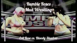 Rumble Roses - Mud Wrestling Match - Evil Rose vs. Bloody Shadow